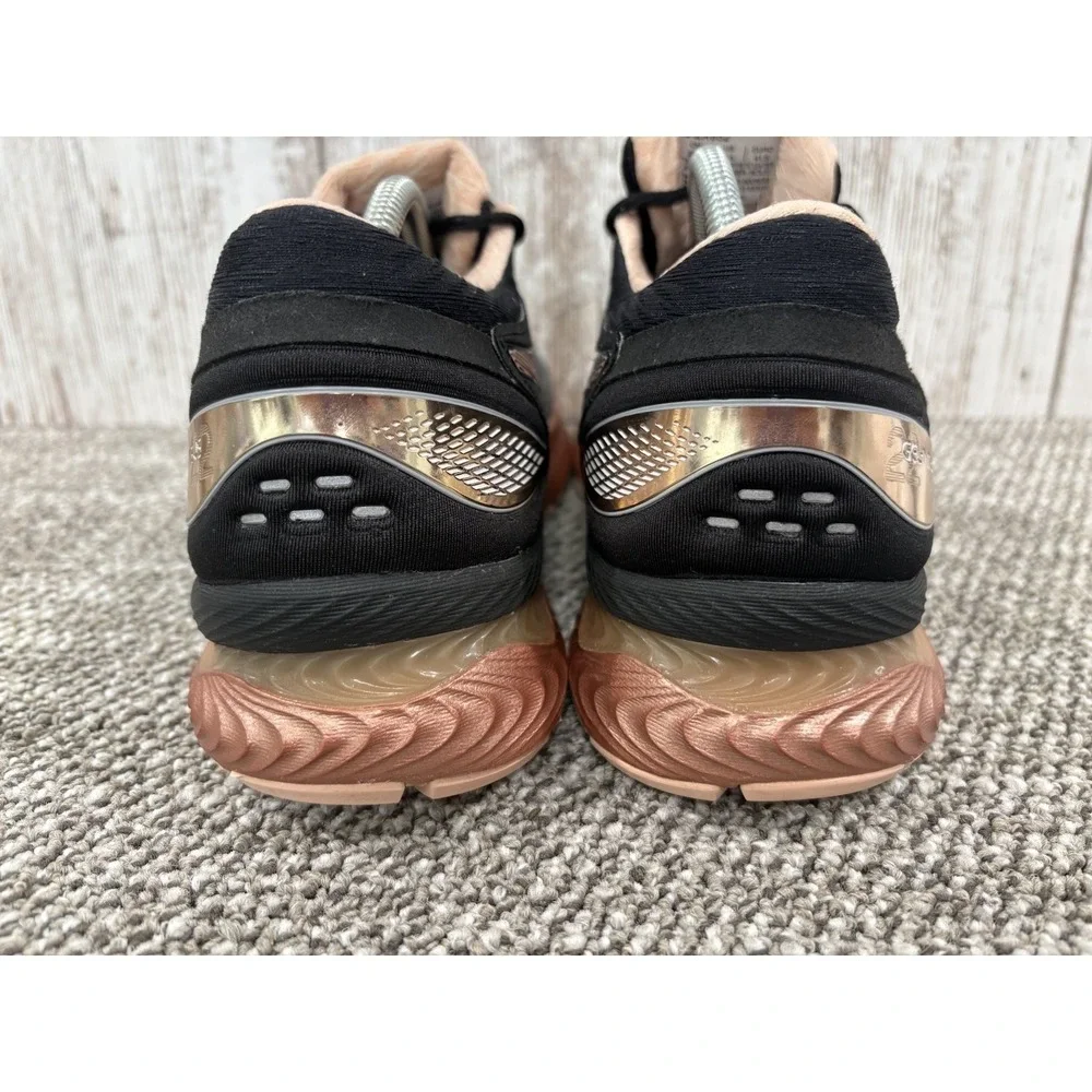 Asics Gel-Nimbus 22 Women's US 9.5 Black/Rose Gold Running Shoes